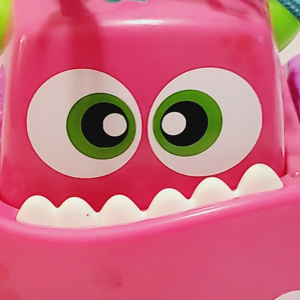 Fisher Price Press N Go Pink Monster Truck Toddler Push and Go Toy Car DRG13